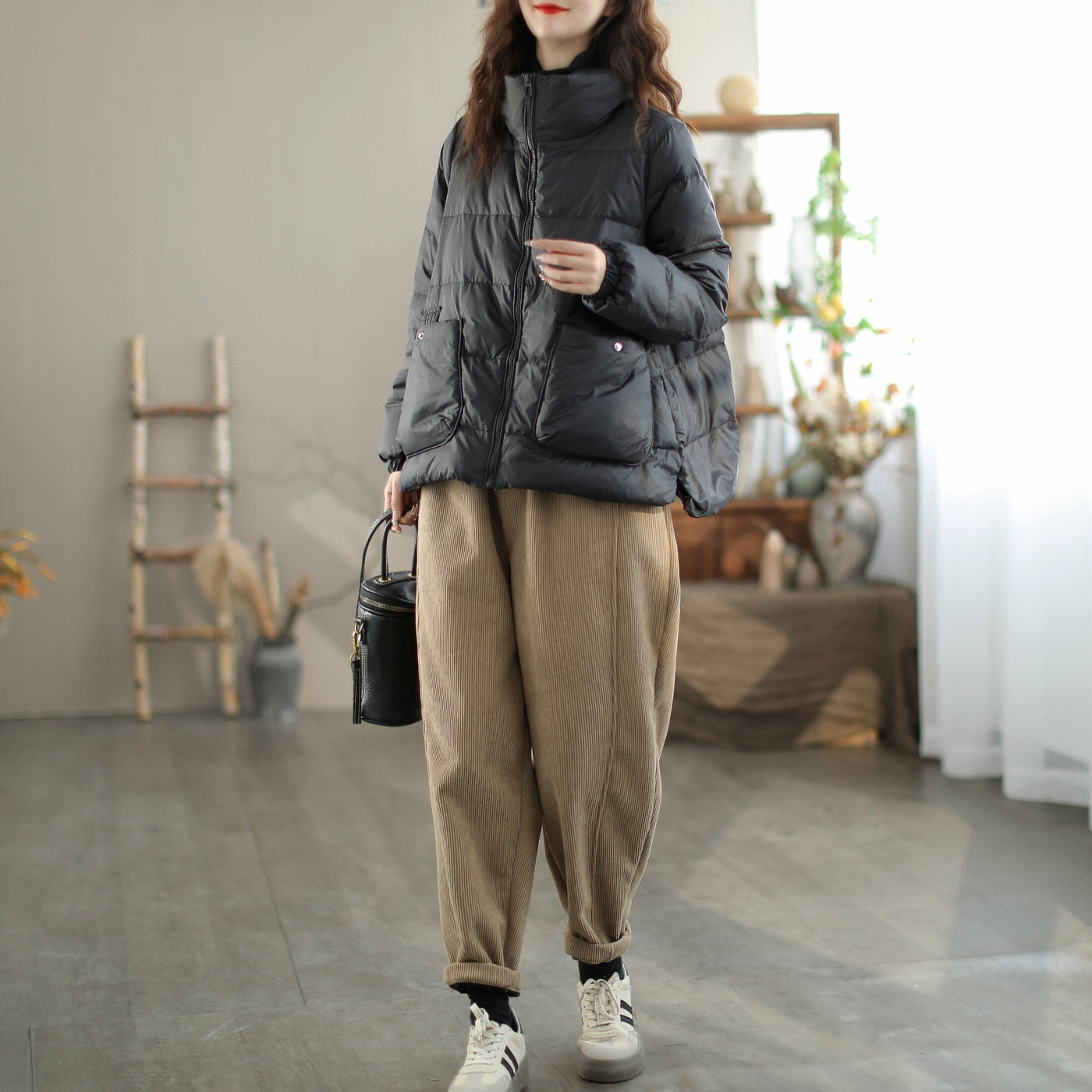 Winter Fashion Casual Minimalist Loose Down Coat