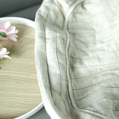 Women Spring Vintage Retro Corduroy Linen Washed Tote Bag