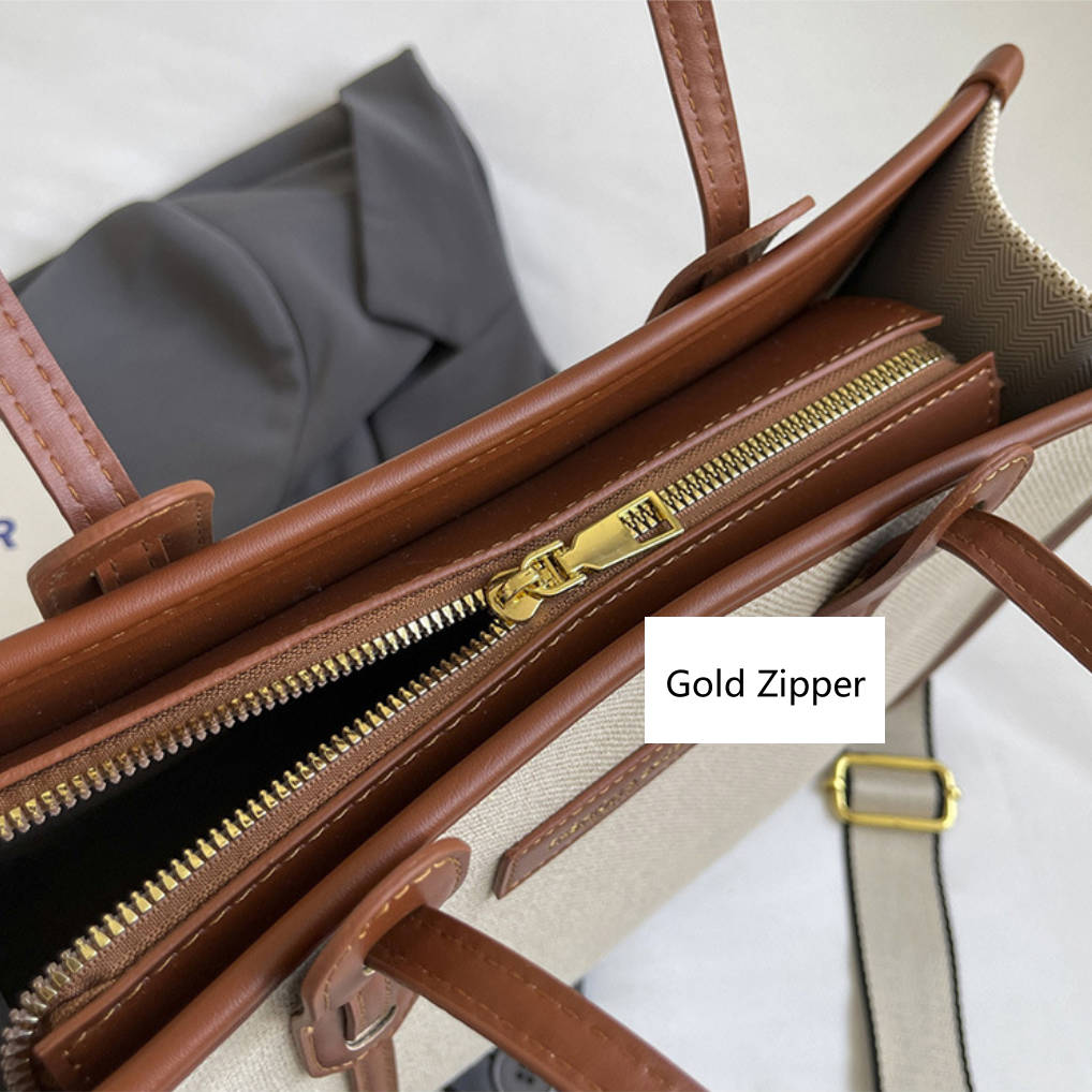 Elegant Large Size Casual Versatile Canvas Tote Bag