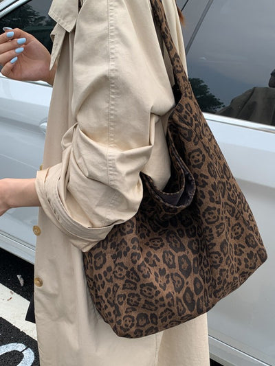 Retro Casual Big Size Shoulder B-a-g Canvas B-a-g