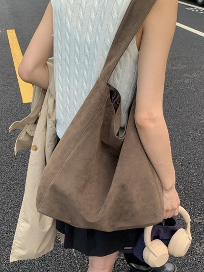 Retro Casual Big Size Shoulder B-a-g Canvas B-a-g