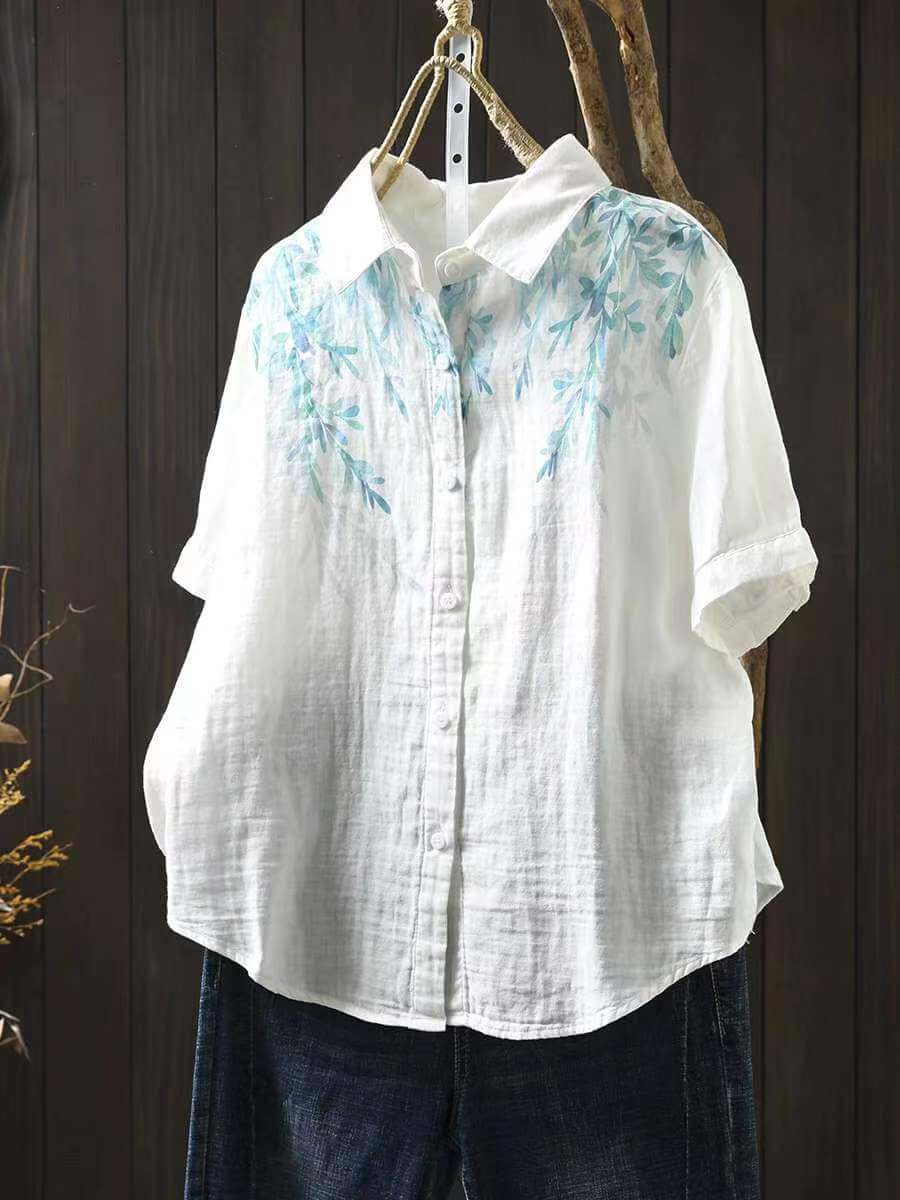 Babakud Women Comfy Cotton Knit Blouse
