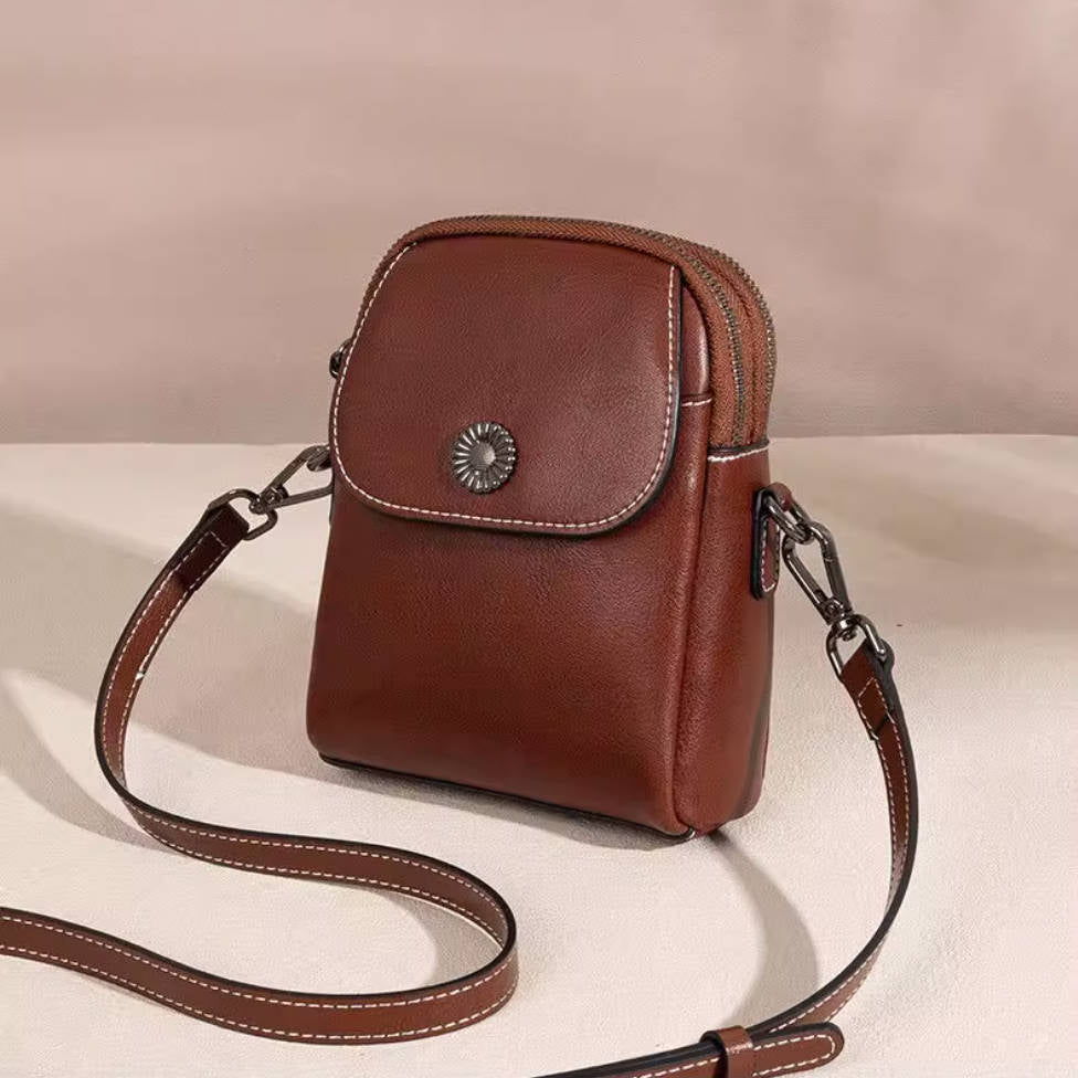 Leather Mini Phone Bag Casual Cross Body Bags