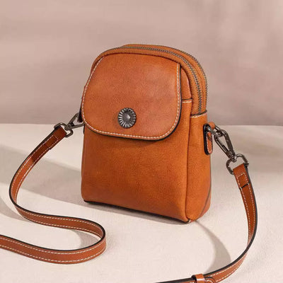 Leather Mini Phone Bag Casual Cross Body Bags