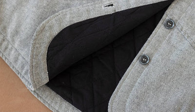 Winter Warm Cotton Wool Round Neck Single-Breasted Loose Coat