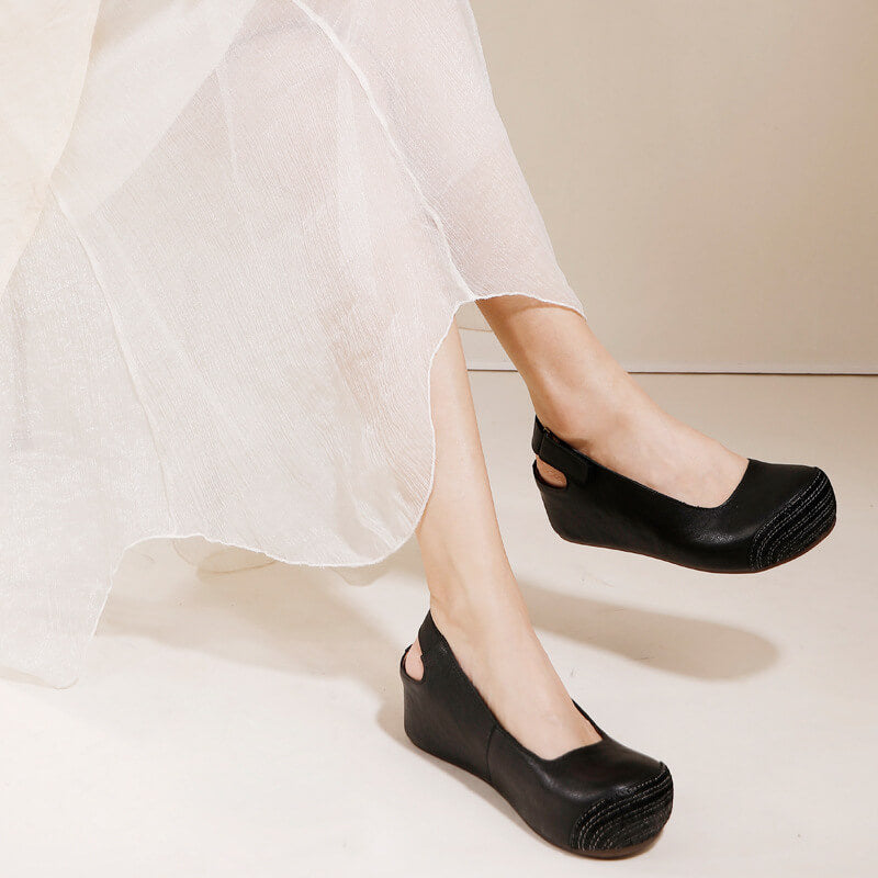 Babakud Women Vintage Comfort Round-Toe Sandals
