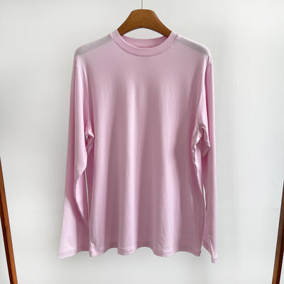 Modal Cotton Versatile Round Neck Soft Thin Slim Pullover