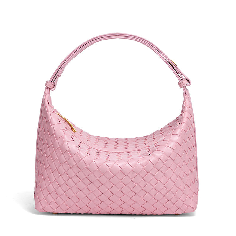 Retro PU Woven Simple Casual Versatile Cross Body Bag
