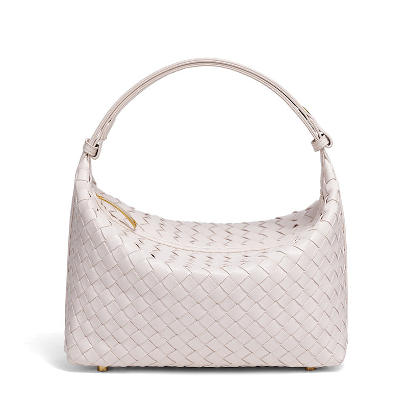 Retro PU Woven Simple Casual Versatile Cross Body Bag
