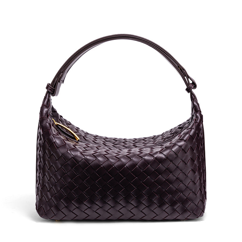 Retro PU Woven Simple Casual Versatile Cross Body Bag