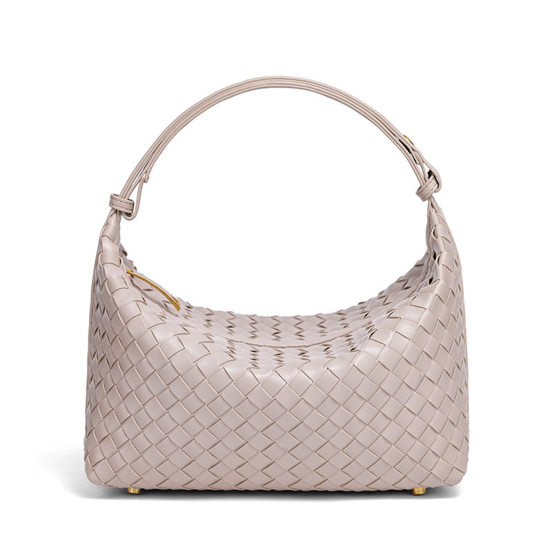 Retro PU Woven Simple Casual Versatile Cross Body Bag