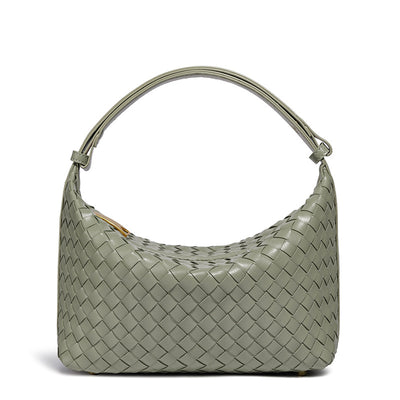 Retro PU Woven Simple Casual Versatile Cross Body Bag