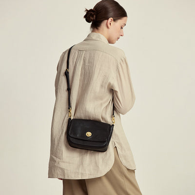 Women Retro Leather Fashion Casual Cross Body Bag