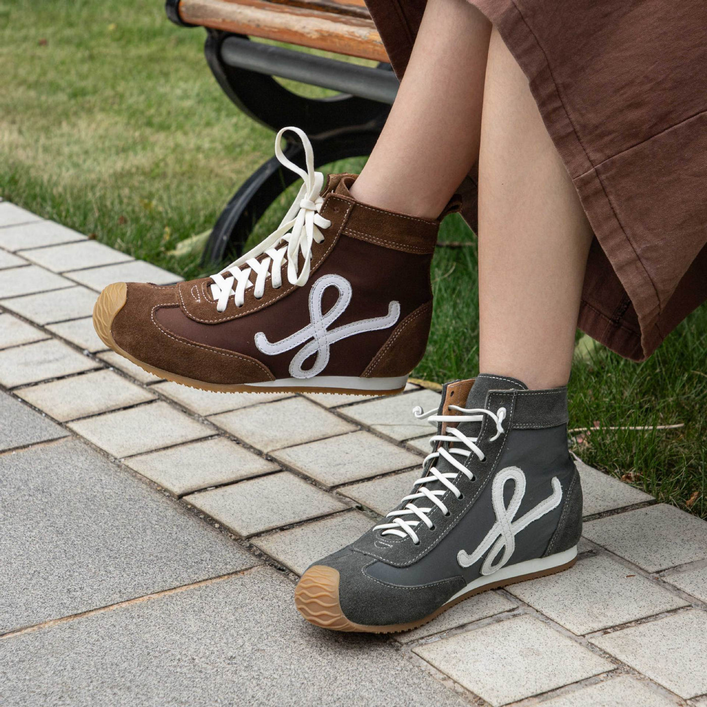 Women Leather High Top Genuine Cortex Comfort Casual Sneakers