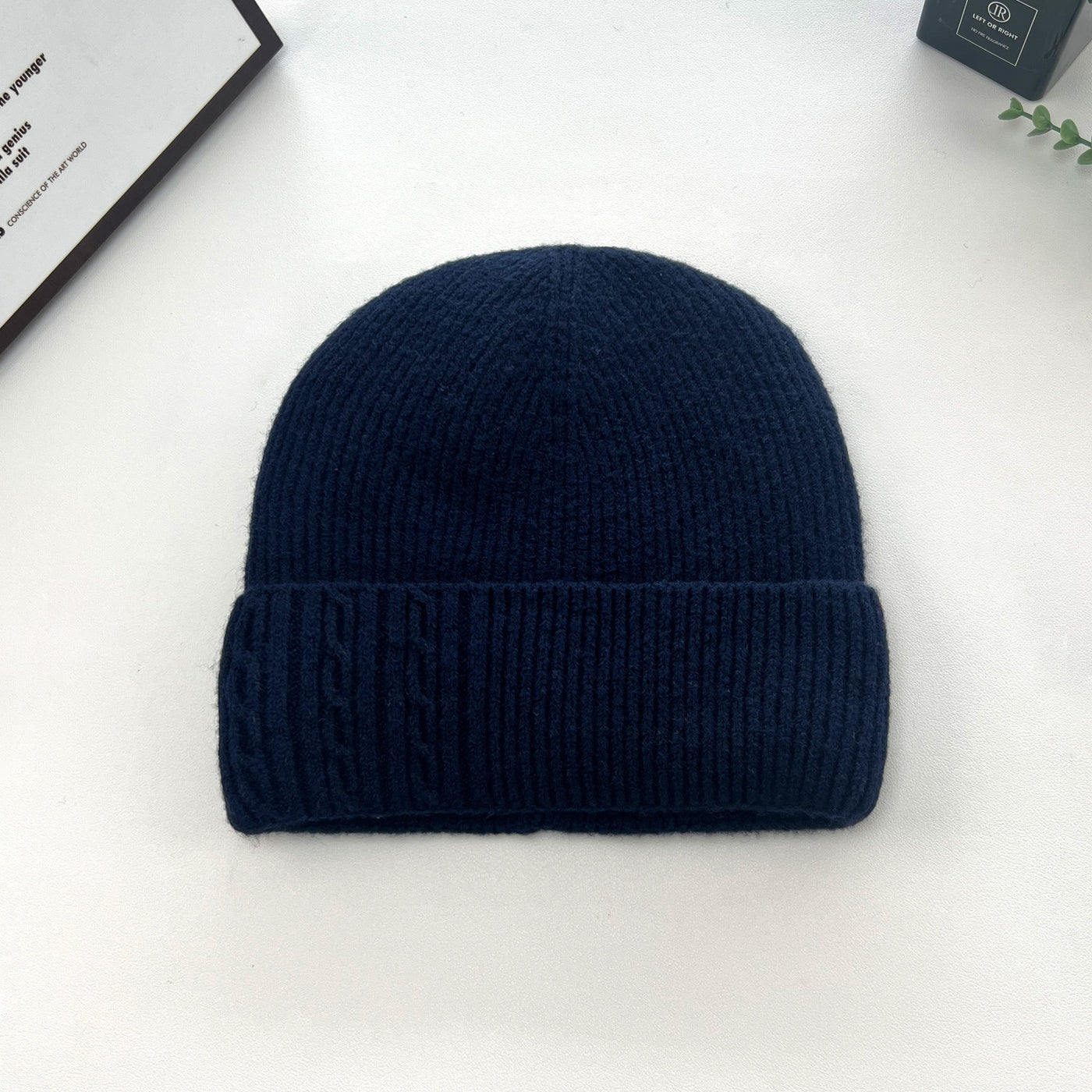 Women Winter Wool Warm Outdoor Riding Knit Beanie