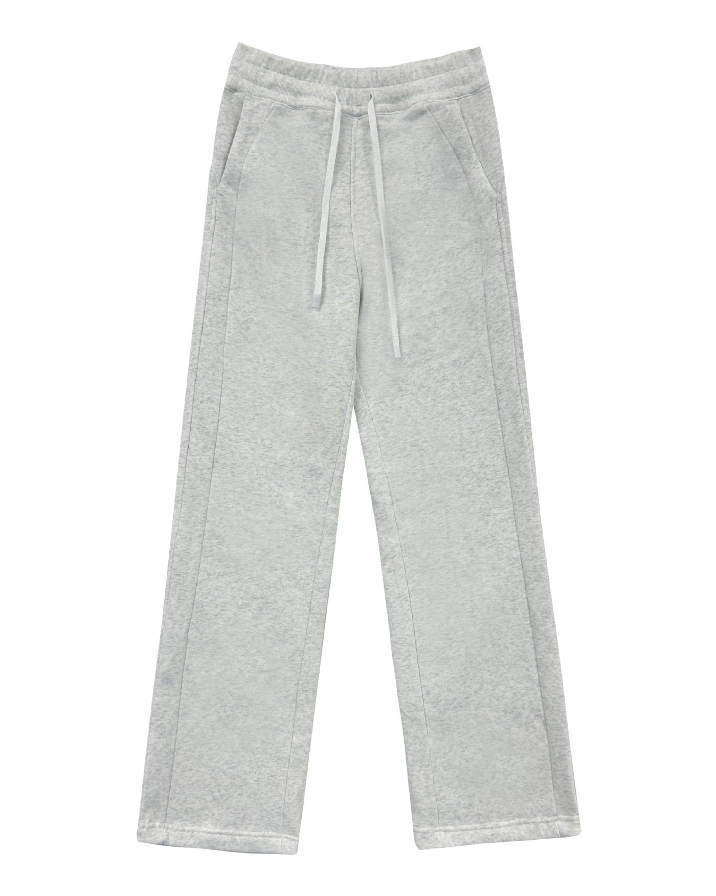 Cotton Casual Sports High Elastic Waist Lace-Up Fleece-Lined Pants