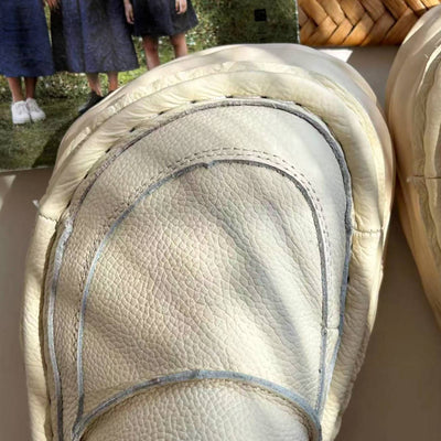 Retro Leather Wide Toe Platform Soft Sole Casual Ankle Boots