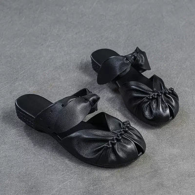 Babakud Women Comfort Ribbon Mules