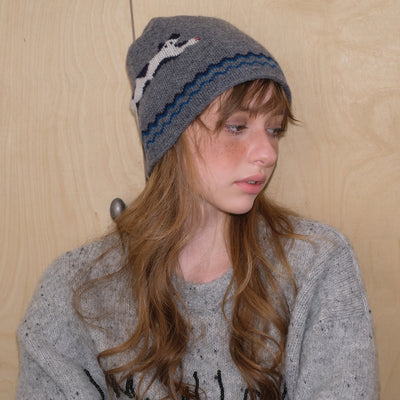Autumn Winter Wool Cute Cat Beanie Knit Hat