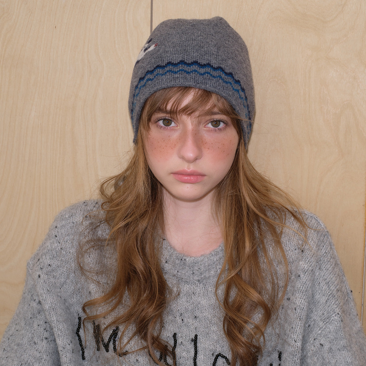 Autumn Winter Wool Cute Cat Beanie Knit Hat