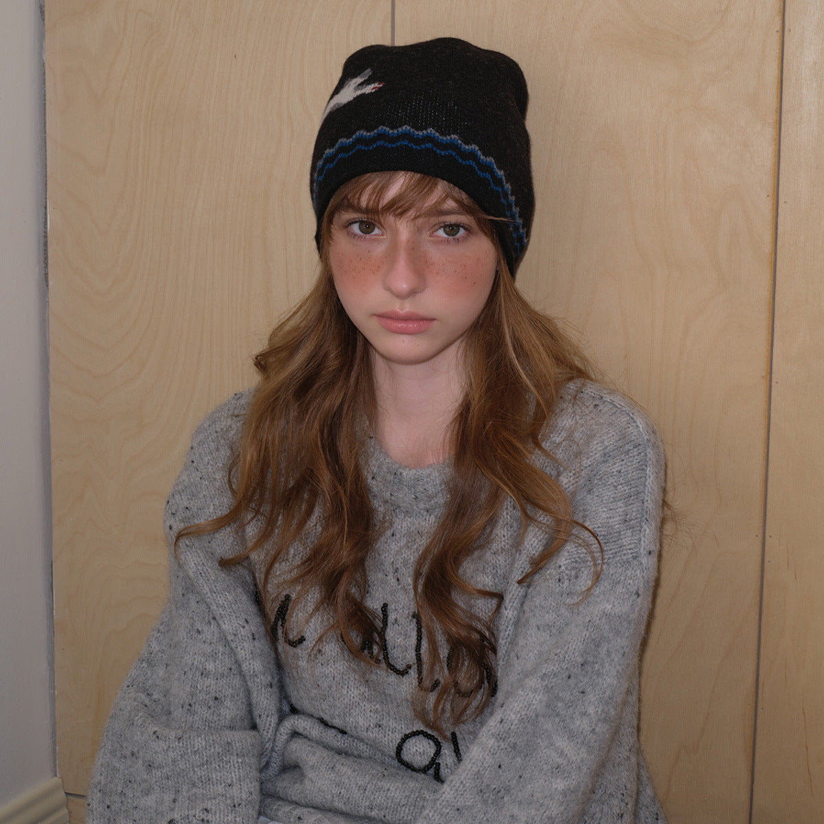 Autumn Winter Wool Cute Cat Beanie Knit Hat