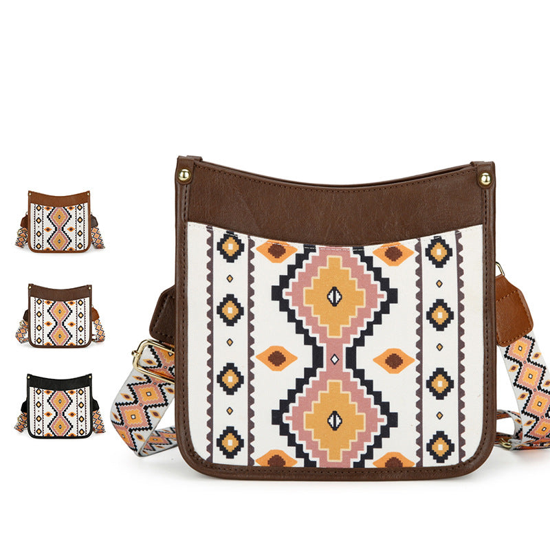 Babakud Bohemian Printed Tote Crossbody Bag