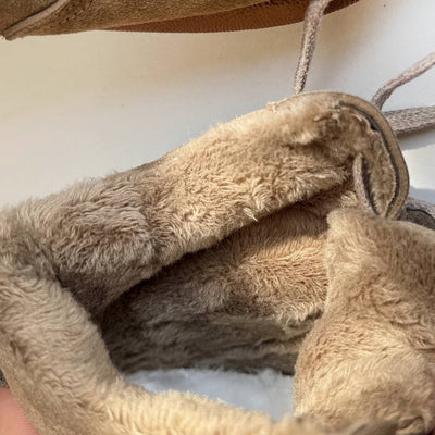 Autumn Winter Leather Sueded Round Toe Warm Lace-Up Ankle Boots