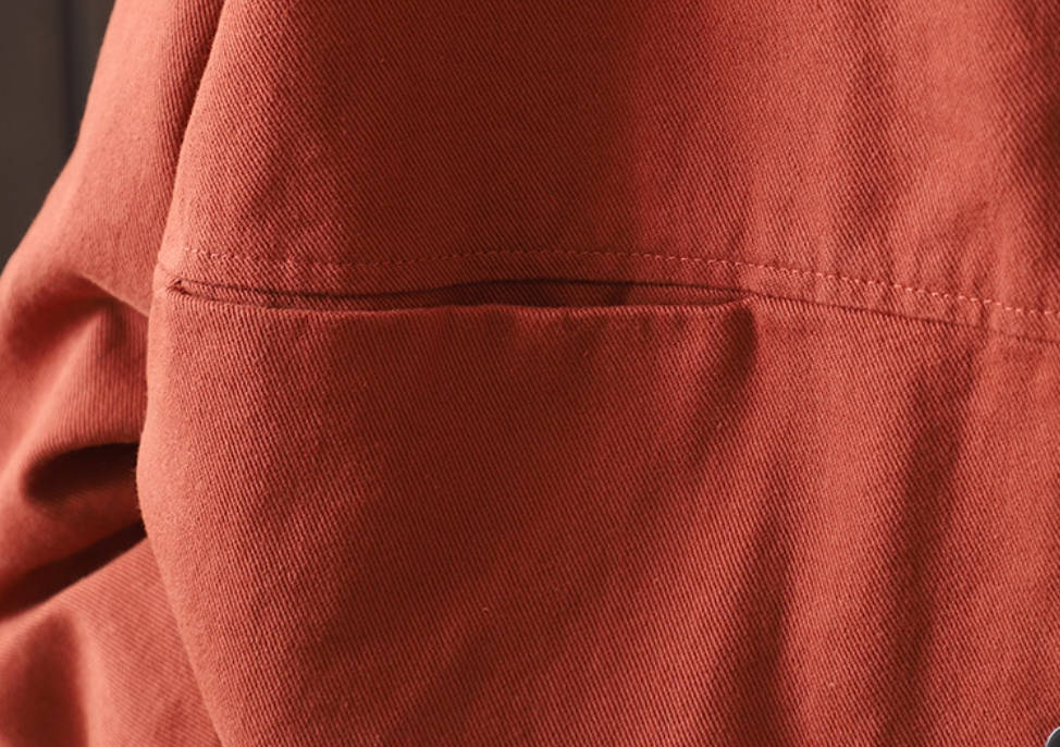 Fashionable Denim Stand Collar Plus Size Jacket Coat