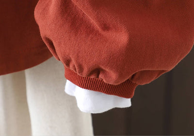 Fashionable Denim Stand Collar Plus Size Jacket Coat