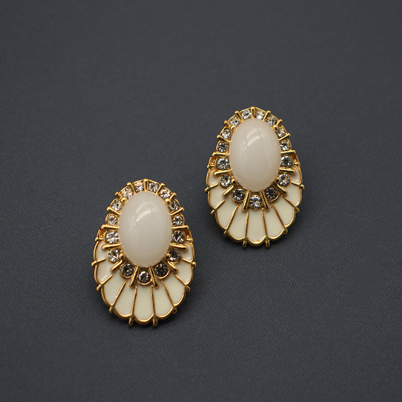 Vintage Rhinestone Earrings for Women
