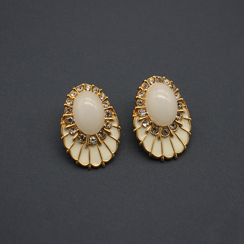 Vintage Rhinestone Earrings for Women