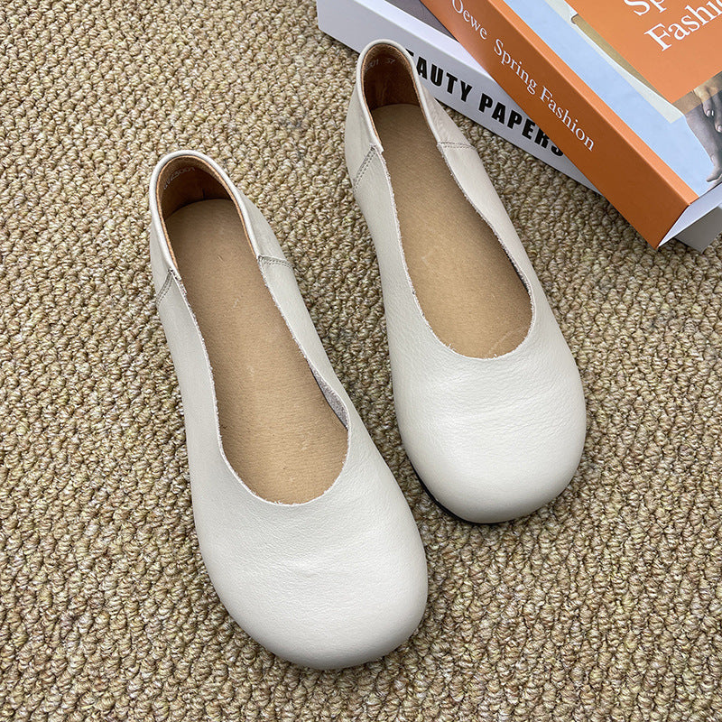 Babakud Spring Retro Comfortable Leather Slip-Ons Shoes