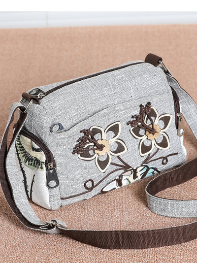 Babakud Women Vintage Woven Lightweight Shoulder Crossbody Bag