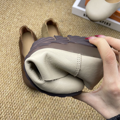 Babakud Spring Retro Comfortable Leather Slip-Ons Shoes