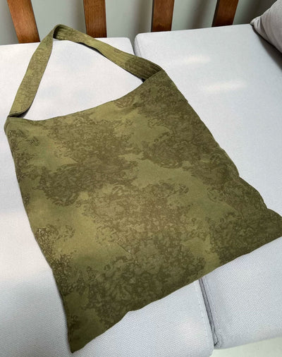 Women Retro Fabric Shoulder Bag Women Casual Commuter Large Tote