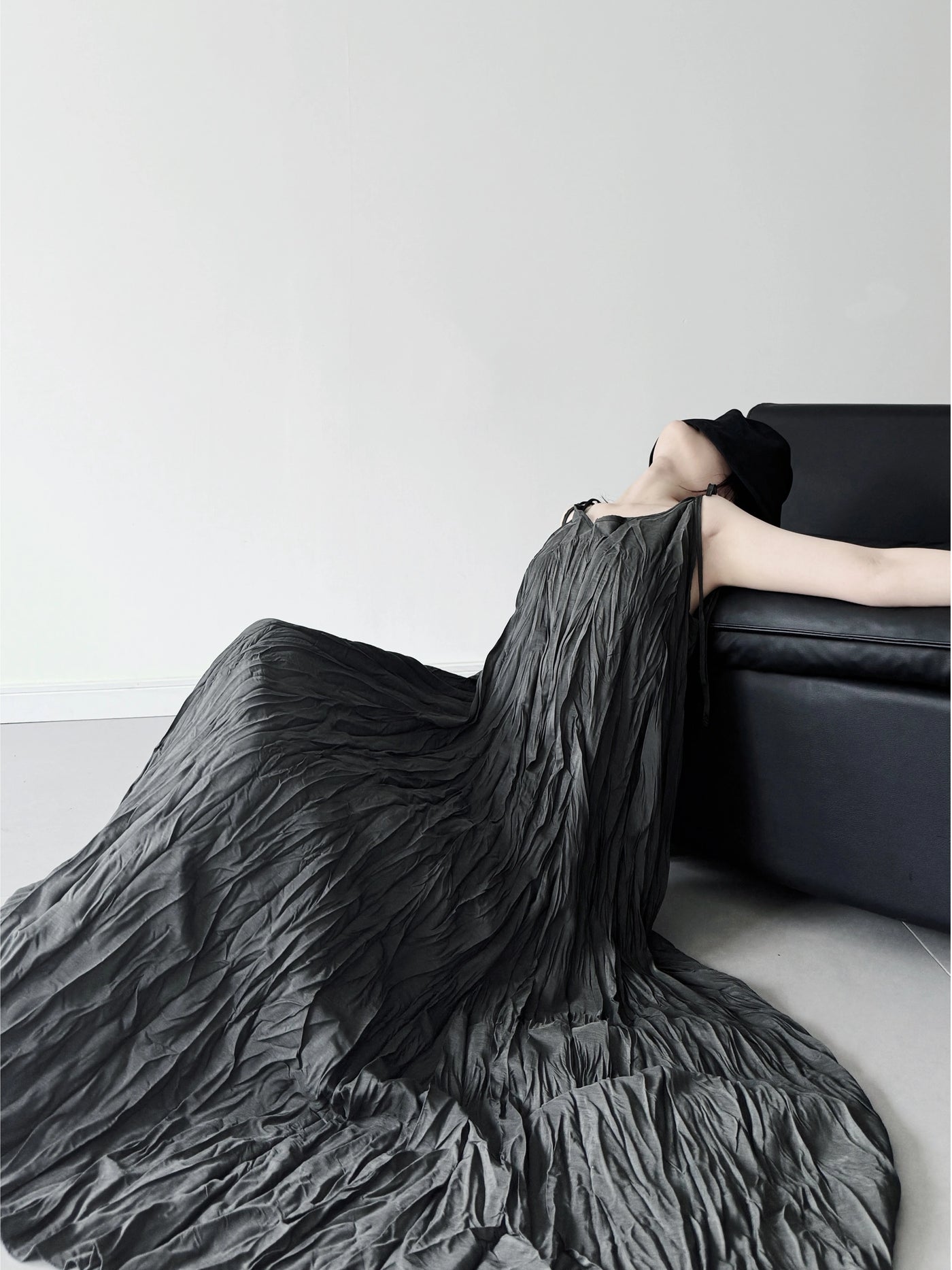 Summer Fashionable Irregular V Neck Sleeveless Lace Up Dress