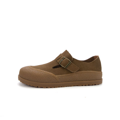 Women Casual Comfortable Genuine Leather Birkenstock Flats