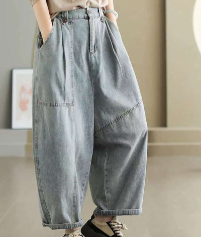 Casual Washed Loose Jeans for Women