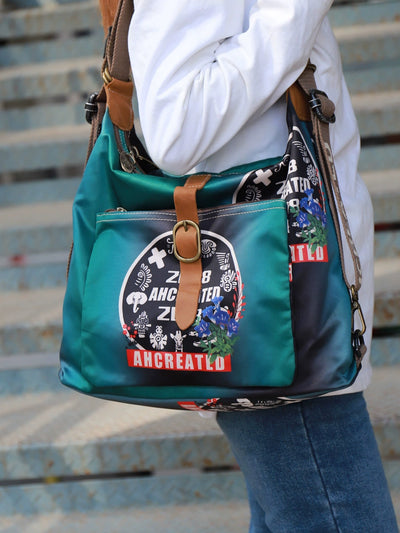 Babakud Oxford Printed Fashionable Versatile Convertible Bag