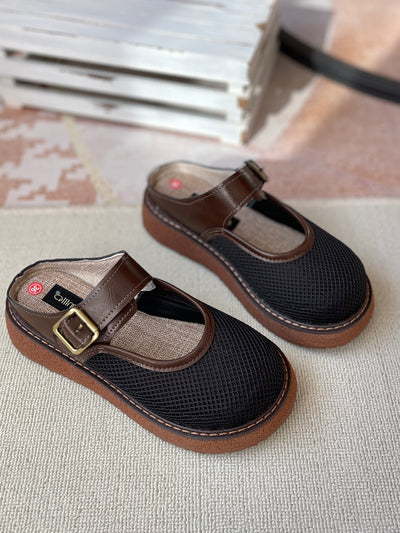Women Casual Summer Mesh Hollow Slip-On Mule Shoes
