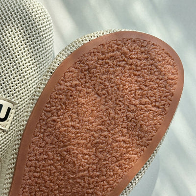 Women Summer Retro Mesh Closed Toe Soft Linen Sole Shoes