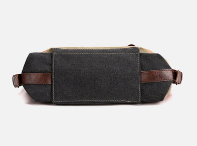Fashion Striped Large Capacity Canvas Crossbody Shoulder Bag