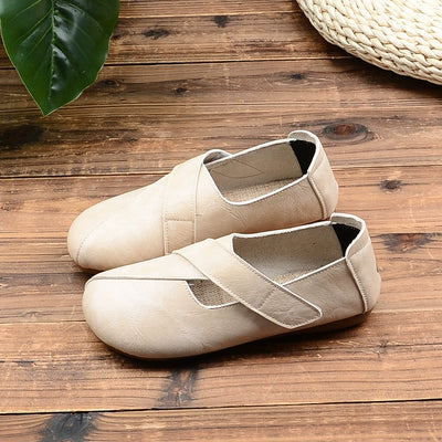 Casual Versatile Comfortable Soft Sole Velcro Flats for Women