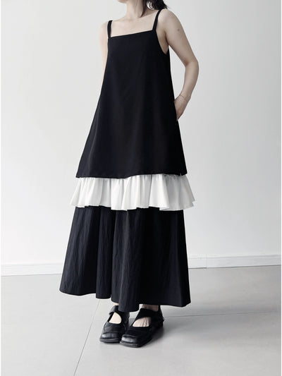 Women Summer Fashionable Patchwork Sleeveless Loose Top