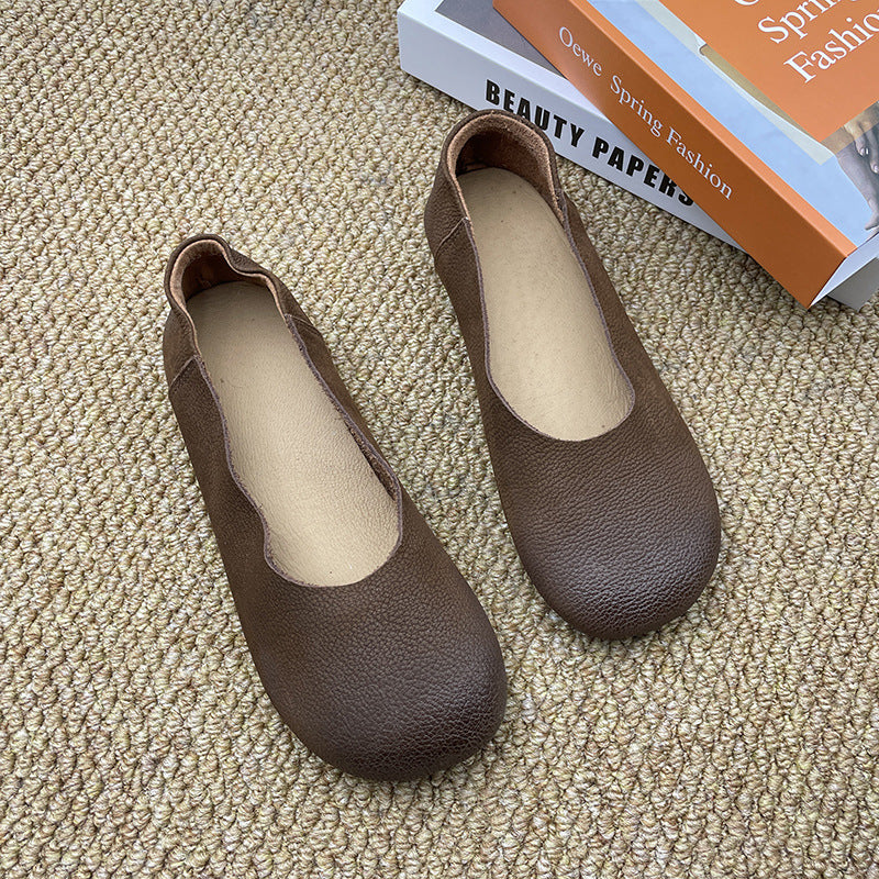 Babakud Spring Retro Comfortable Leather Slip-Ons Shoes