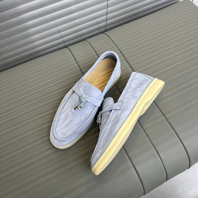 Women Sheepskin Leather Soft Flat Shoes Slip-On Shoes