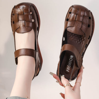 Women Summer Leather Breathable New Platform Roman Sandals