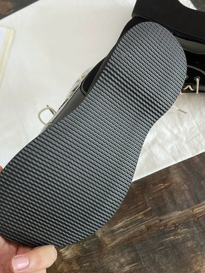 Women Autumen PU Cool Platform Soft Sole Lace-Up Boots