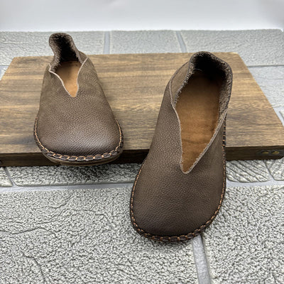 Babakud Spring Vintage Casual Geniune Leather Slip-Ons