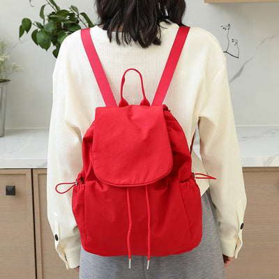 Babakud Casual Retro Drawstring Fashionable Backpack